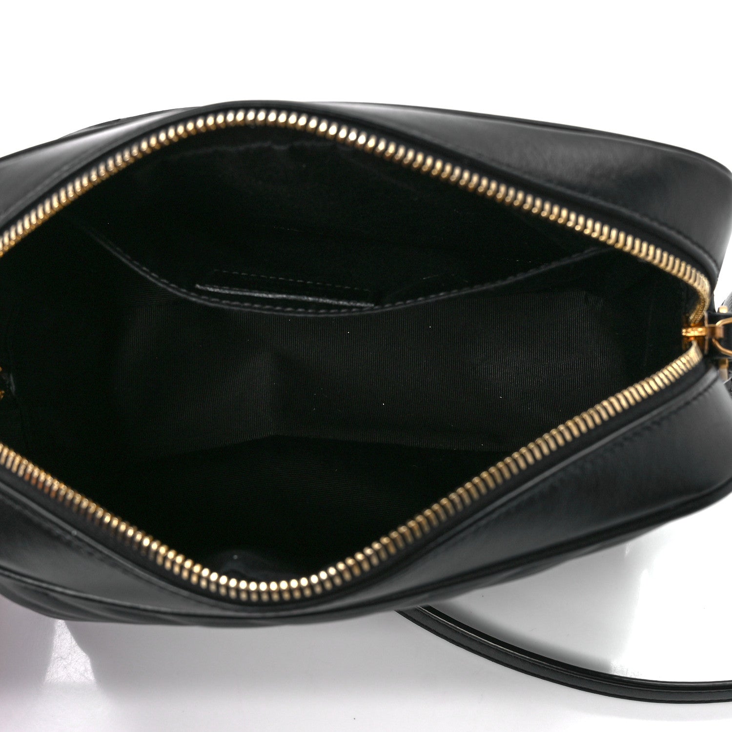 Saint Laurent Calfskin Matelasse Monogram Lou Camera Bag Black 5 of 11