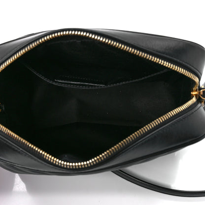 Saint Laurent Calfskin Matelasse Monogram Lou Camera Bag Black 5 of 11