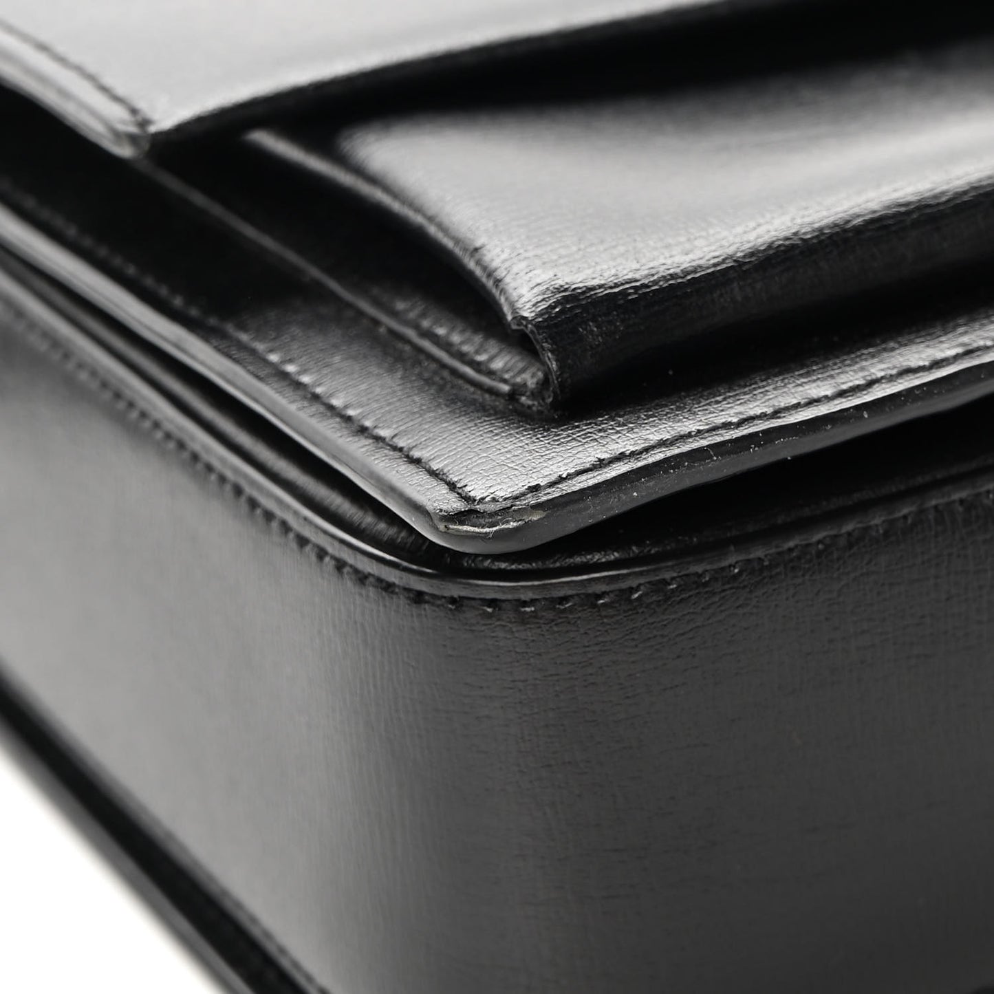 Calfskin Medium Bellechasse Satchel Black
