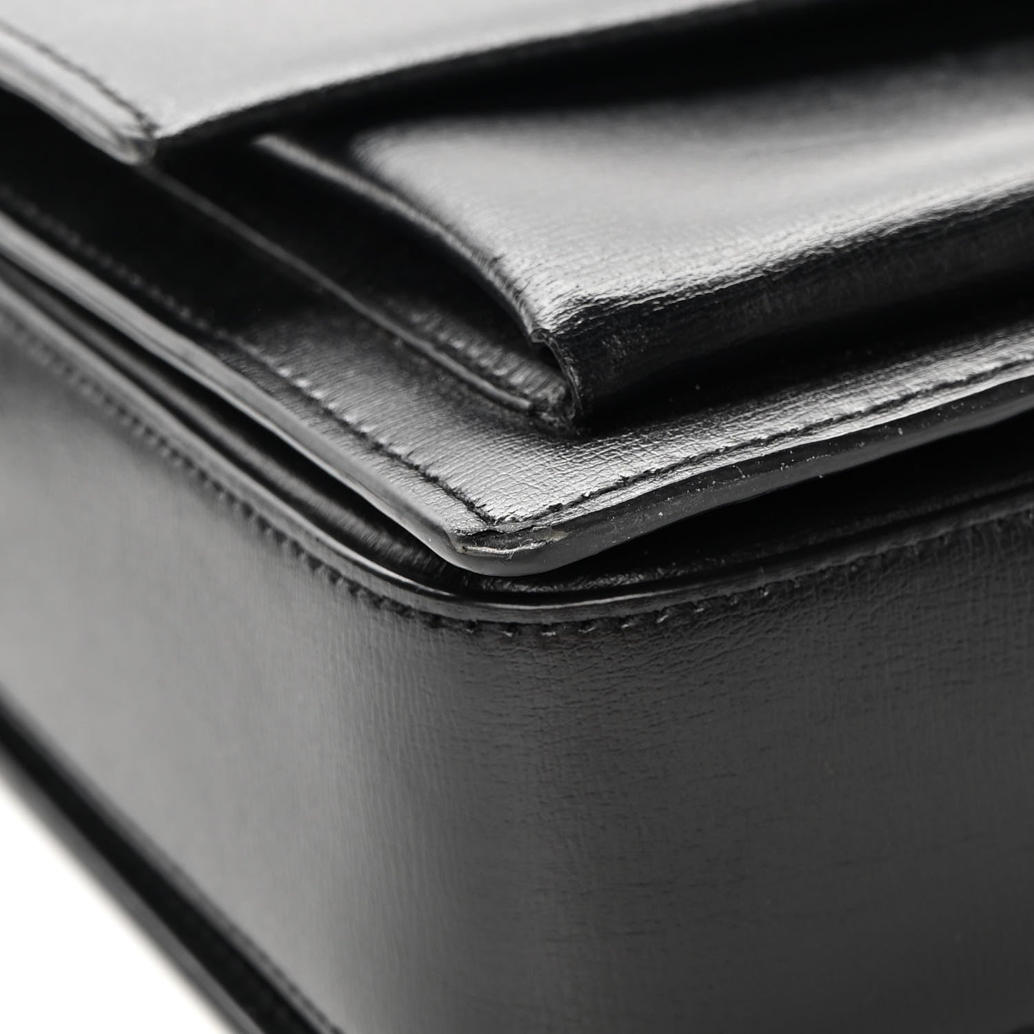 Saint Laurent Calfskin Medium Bellechasse Satchel Black 15 of 20