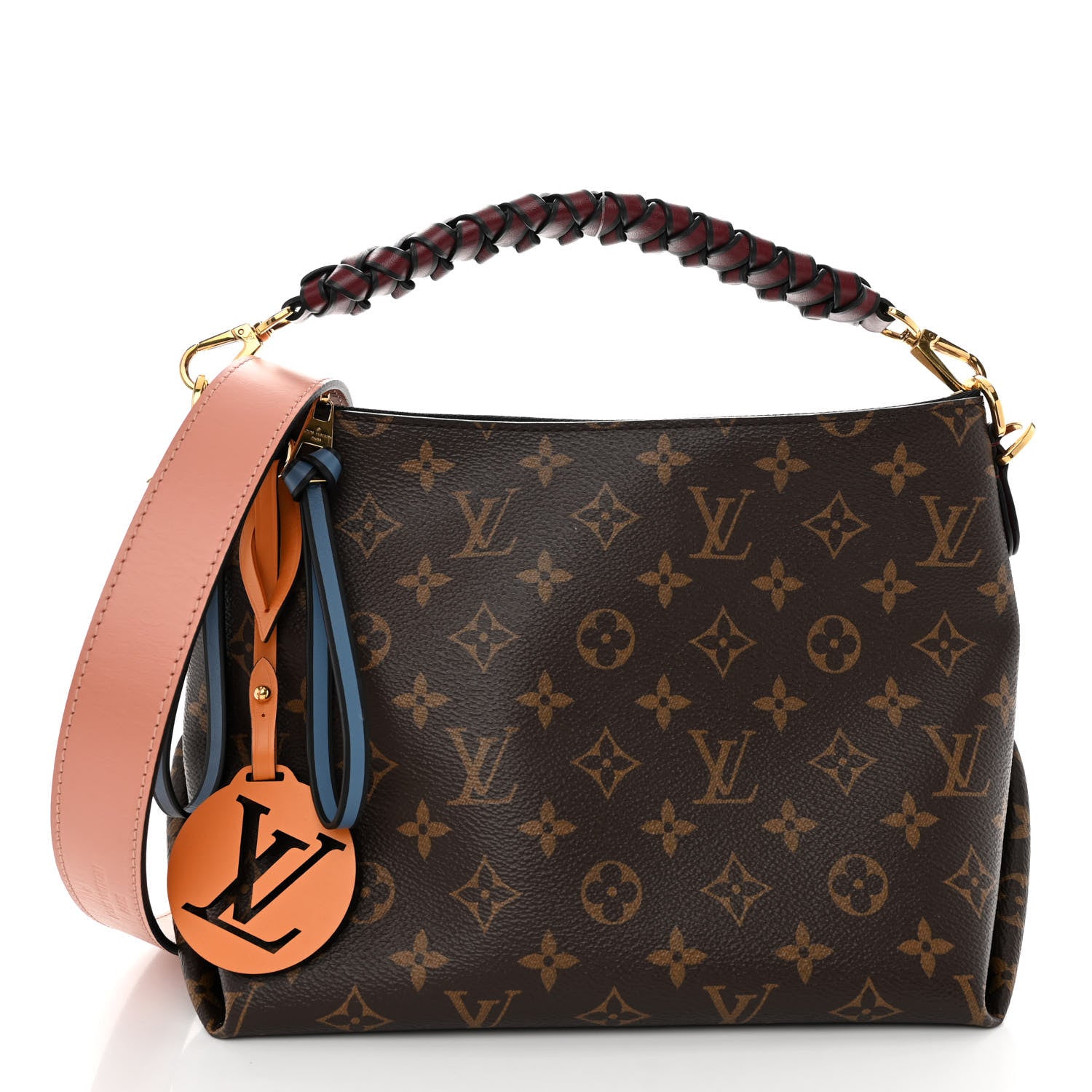 Louis Vuitton Monogram Beaubourg Hobo Mini Bordeaux Red Peach Safran 1 of 9