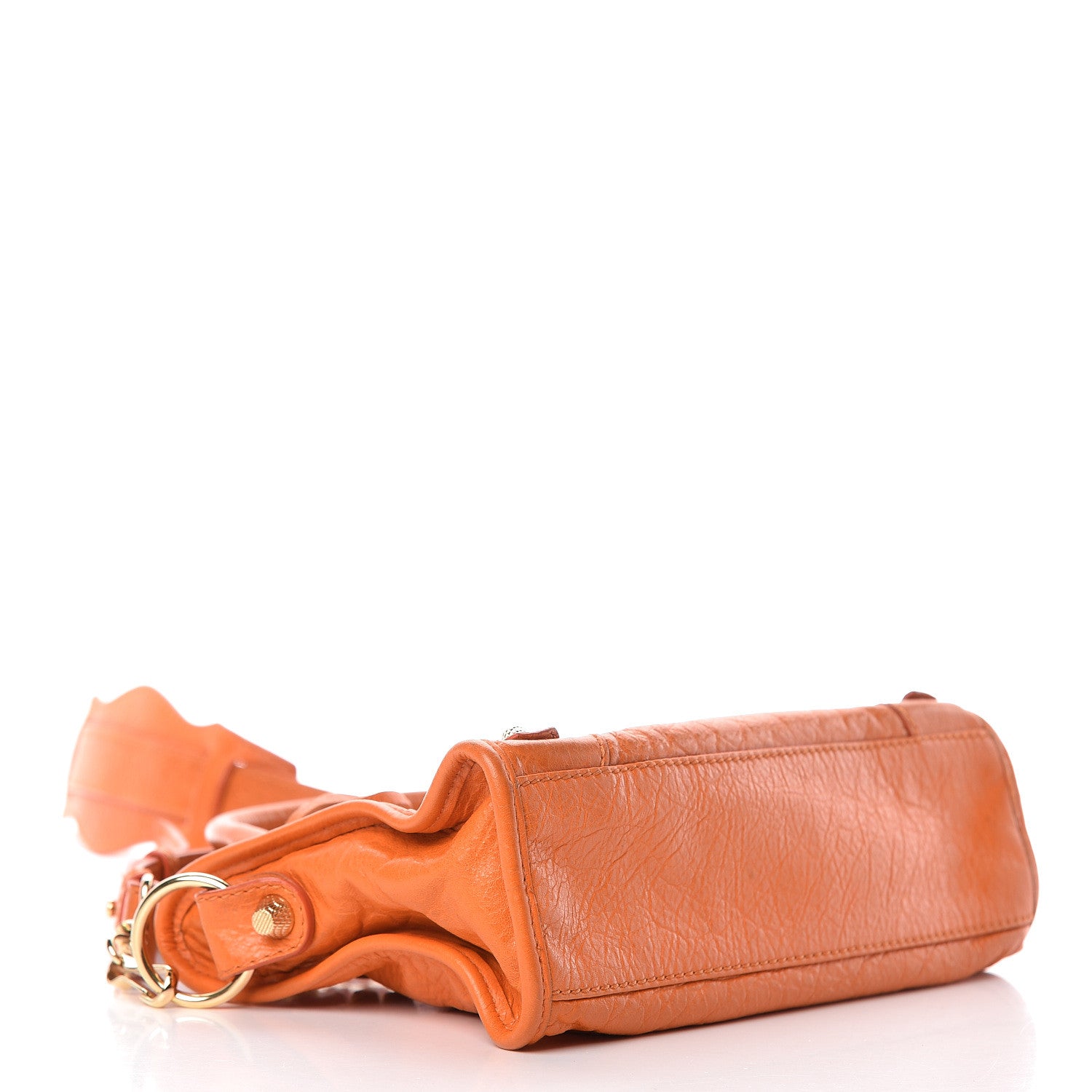 Balenciaga Agneau Giant 12 Gold Hardware Mini City Tangerine 4 of 20