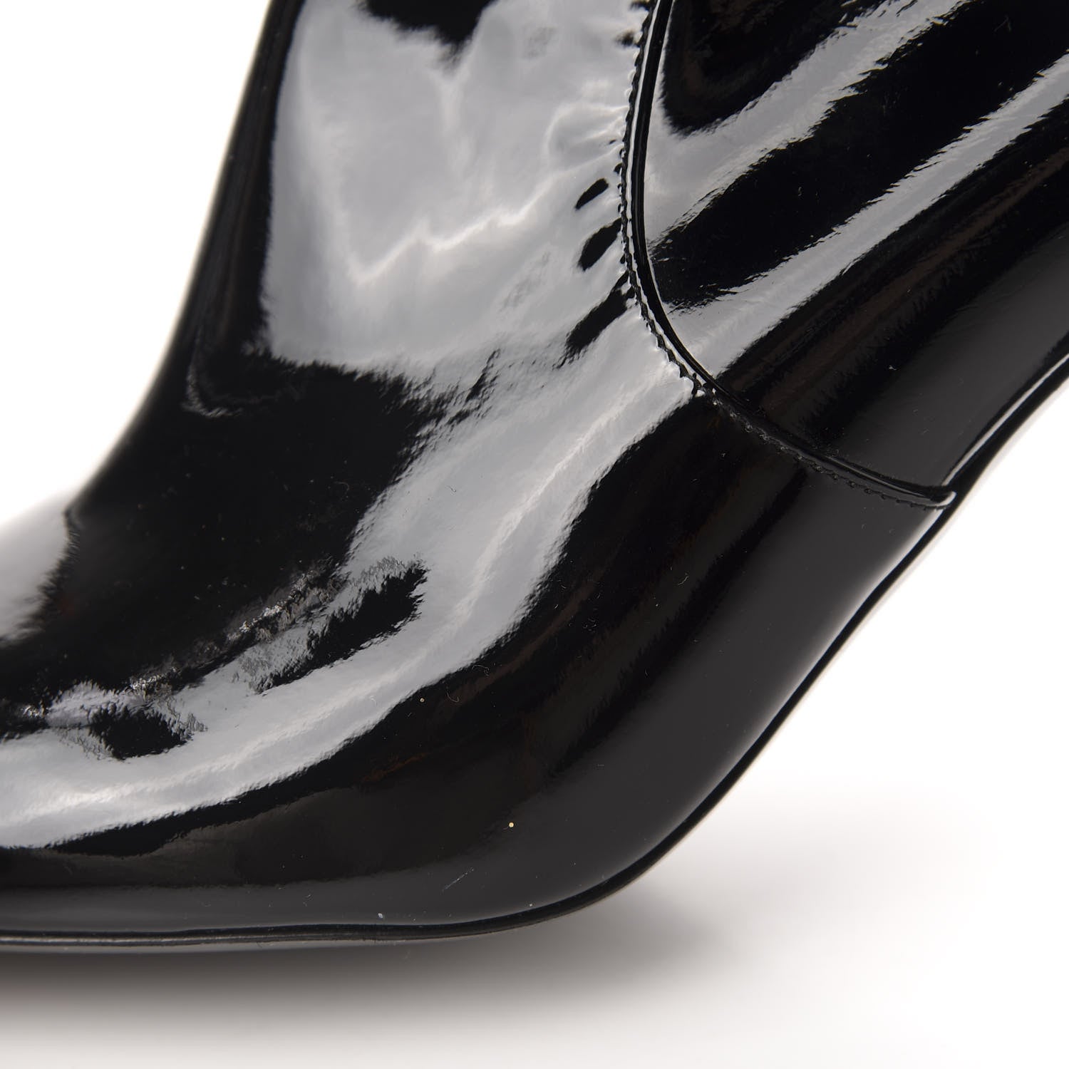 Louis Vuitton Patent Silhouette Ankle Boots 40 Black 6 of 12