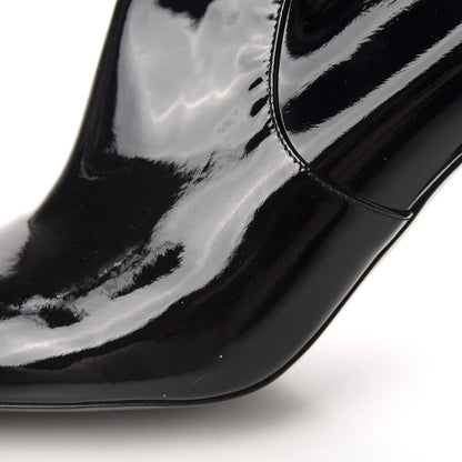 Louis Vuitton Patent Silhouette Ankle Boots 40 Black 6 of 12