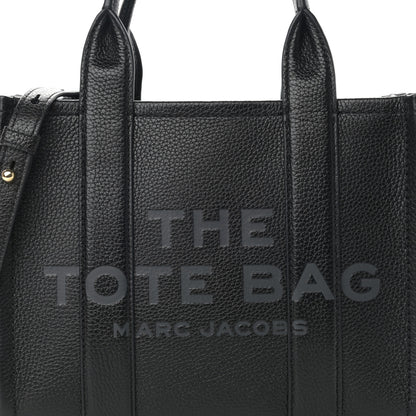 Marc Jacobs Grained Calfskin Small The Tote Bag Black 10 of 14