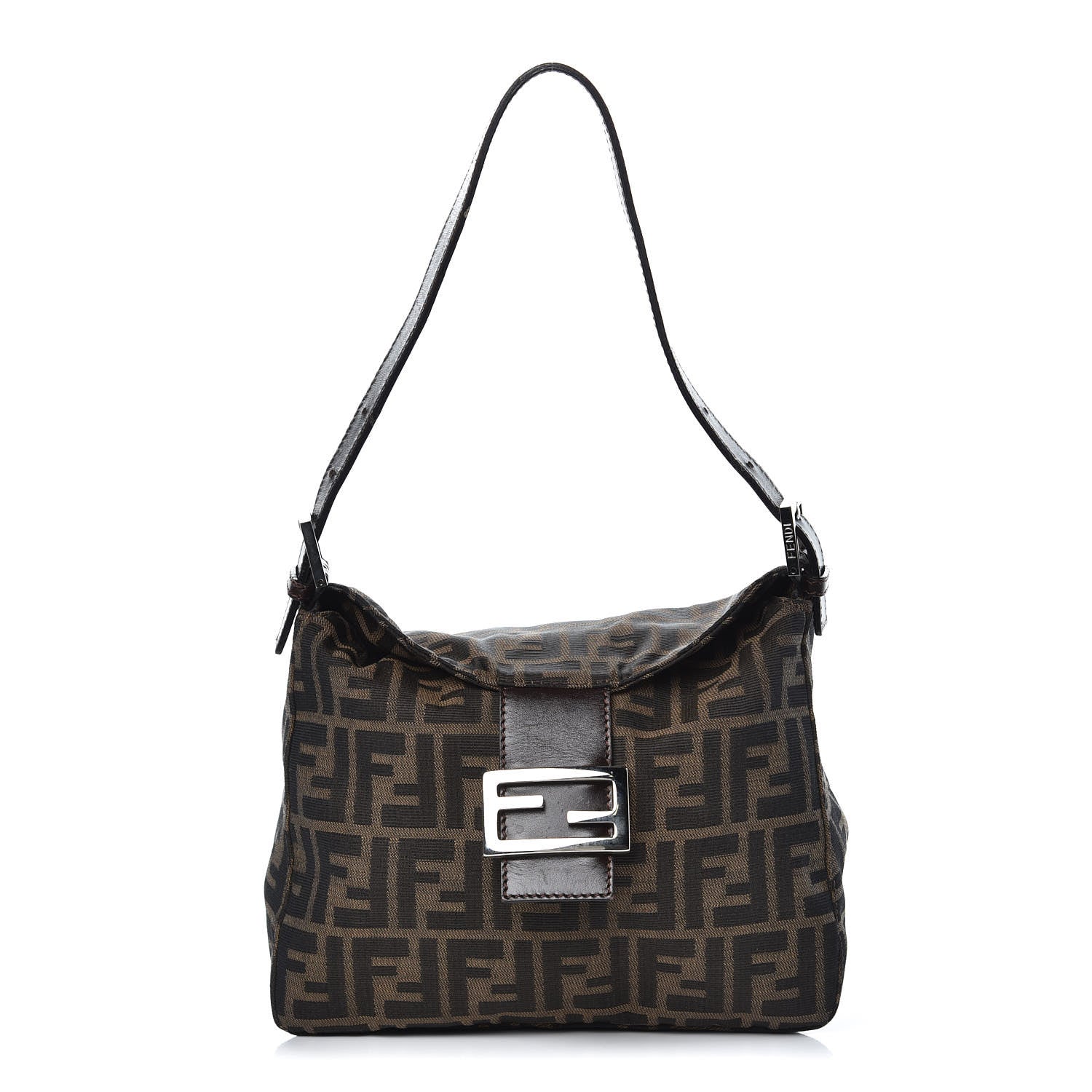 Fendi Zucca Shoulder Bag Tobacco 1 of 9