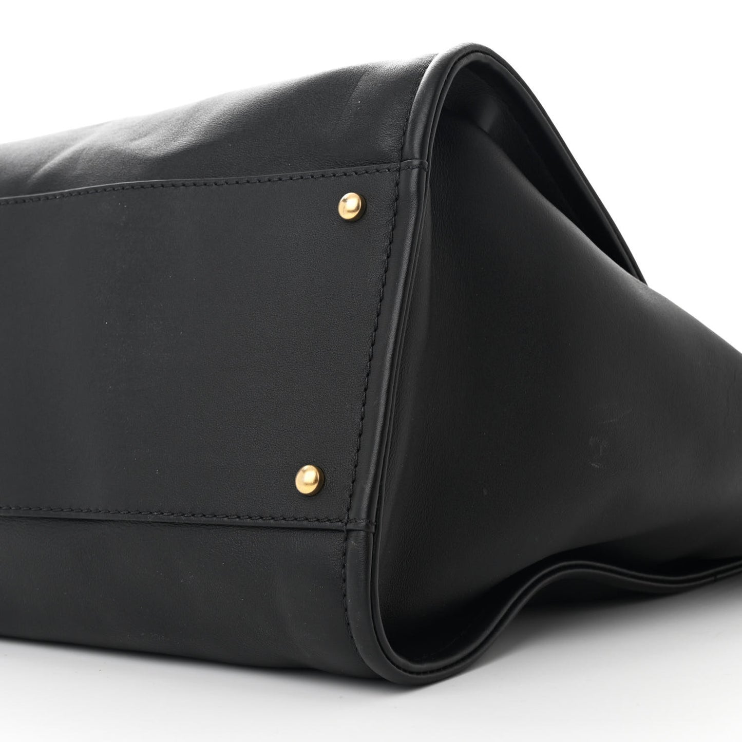 Calfskin Medium Deauville Tote Black Multicolor
