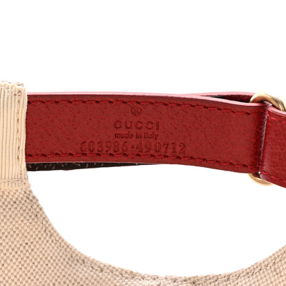 Gucci GG Supreme Flora Claudia Baseball Hat 59 XL Red 9 of 11