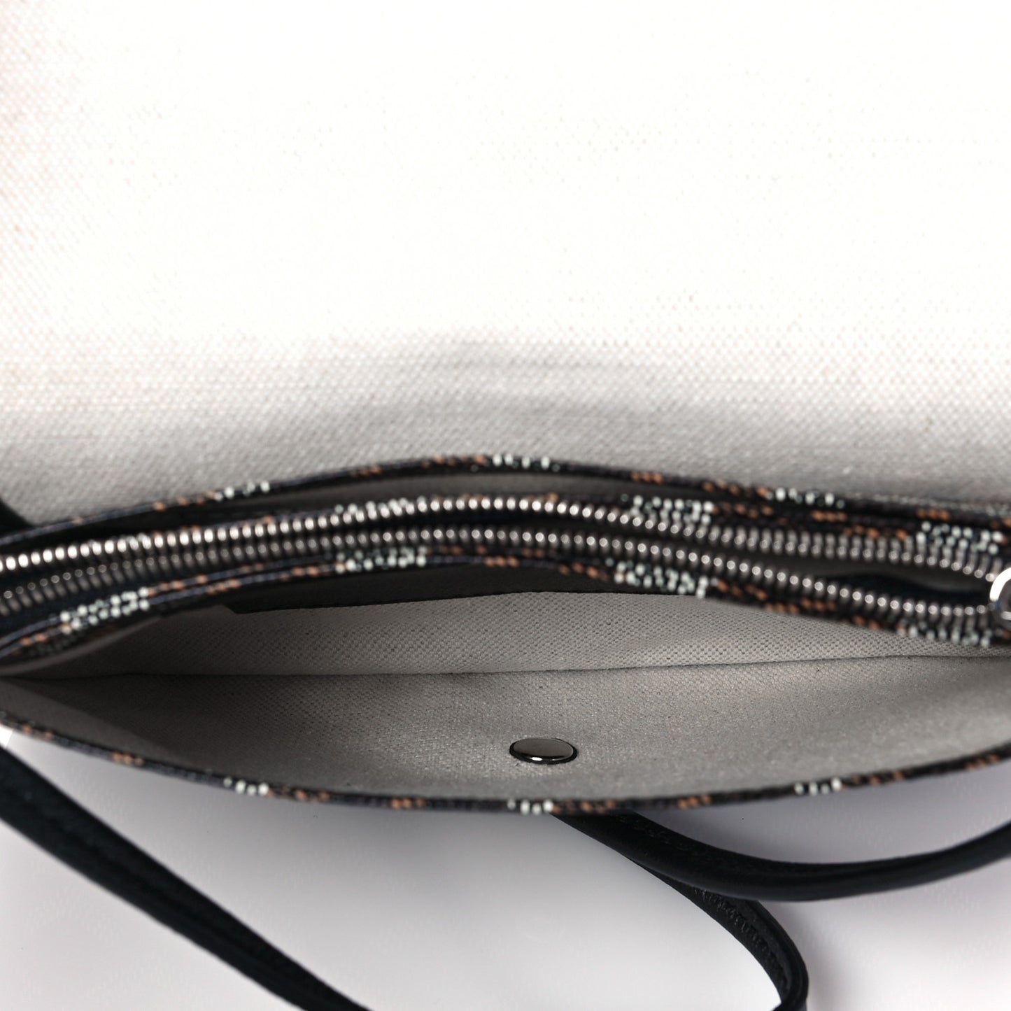 Goyardine Plumet Wallet Clutch Black