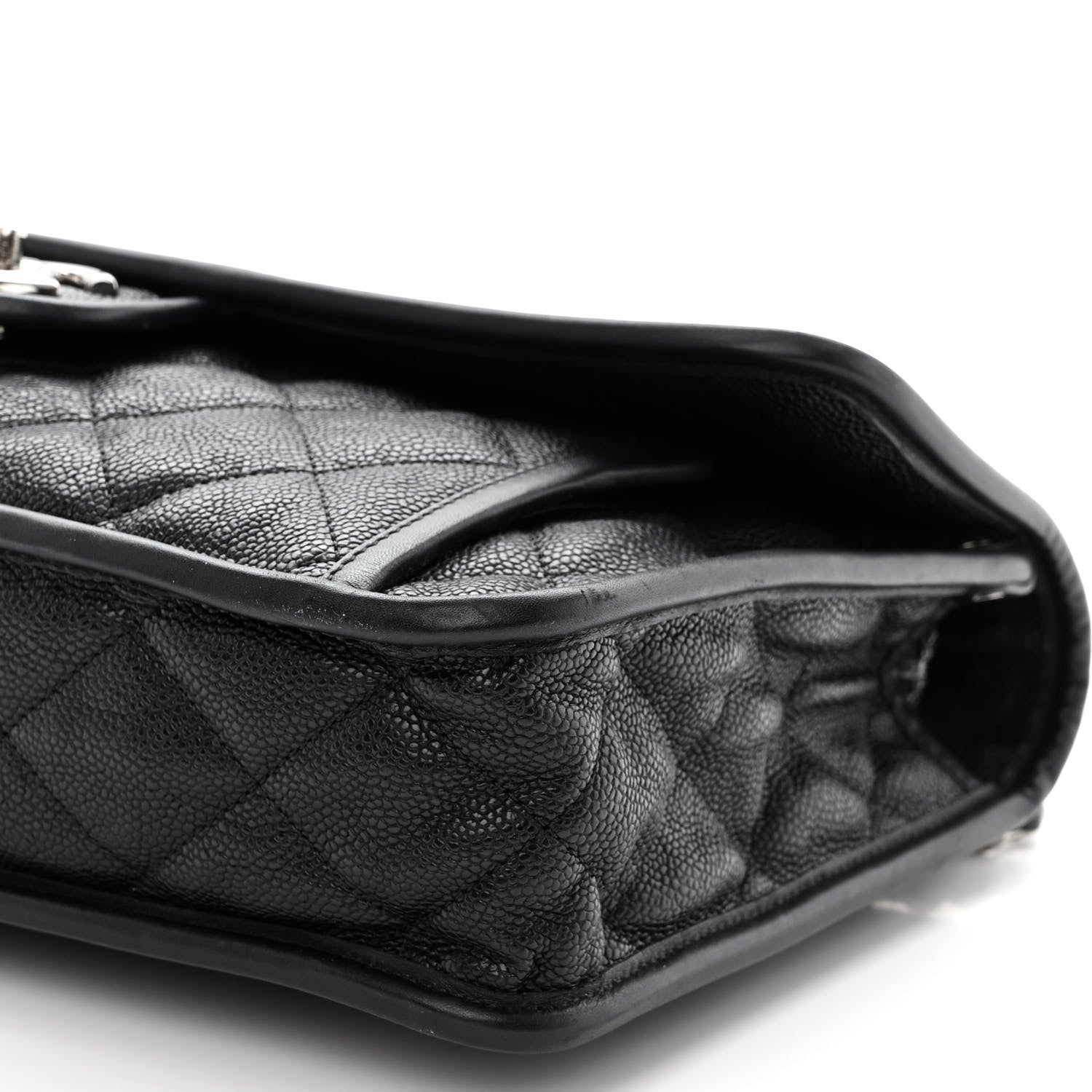 Chanel Caviar Quilted Large French Riviera Flap Black 11 of 13