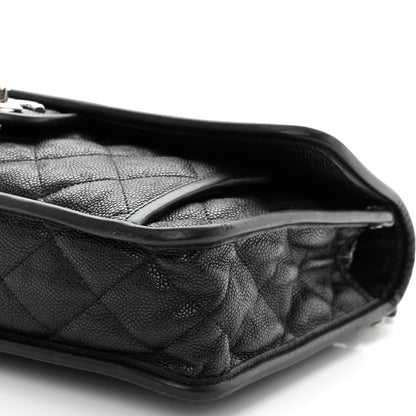 Chanel Caviar Quilted Large French Riviera Flap Black 11 of 13
