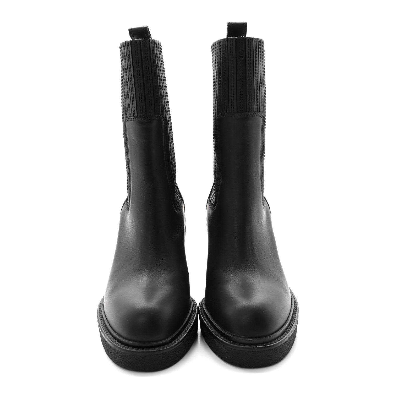 Hermes Calfskin Donia 70 Ankle Boots 36 Black 3 of 9