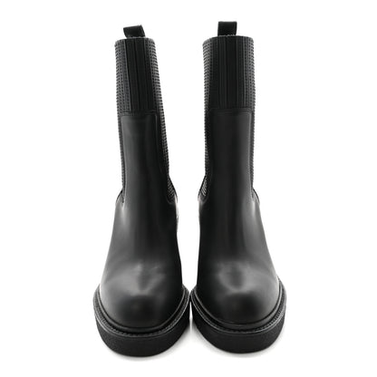 Hermes Calfskin Donia 70 Ankle Boots 36 Black 3 of 9
