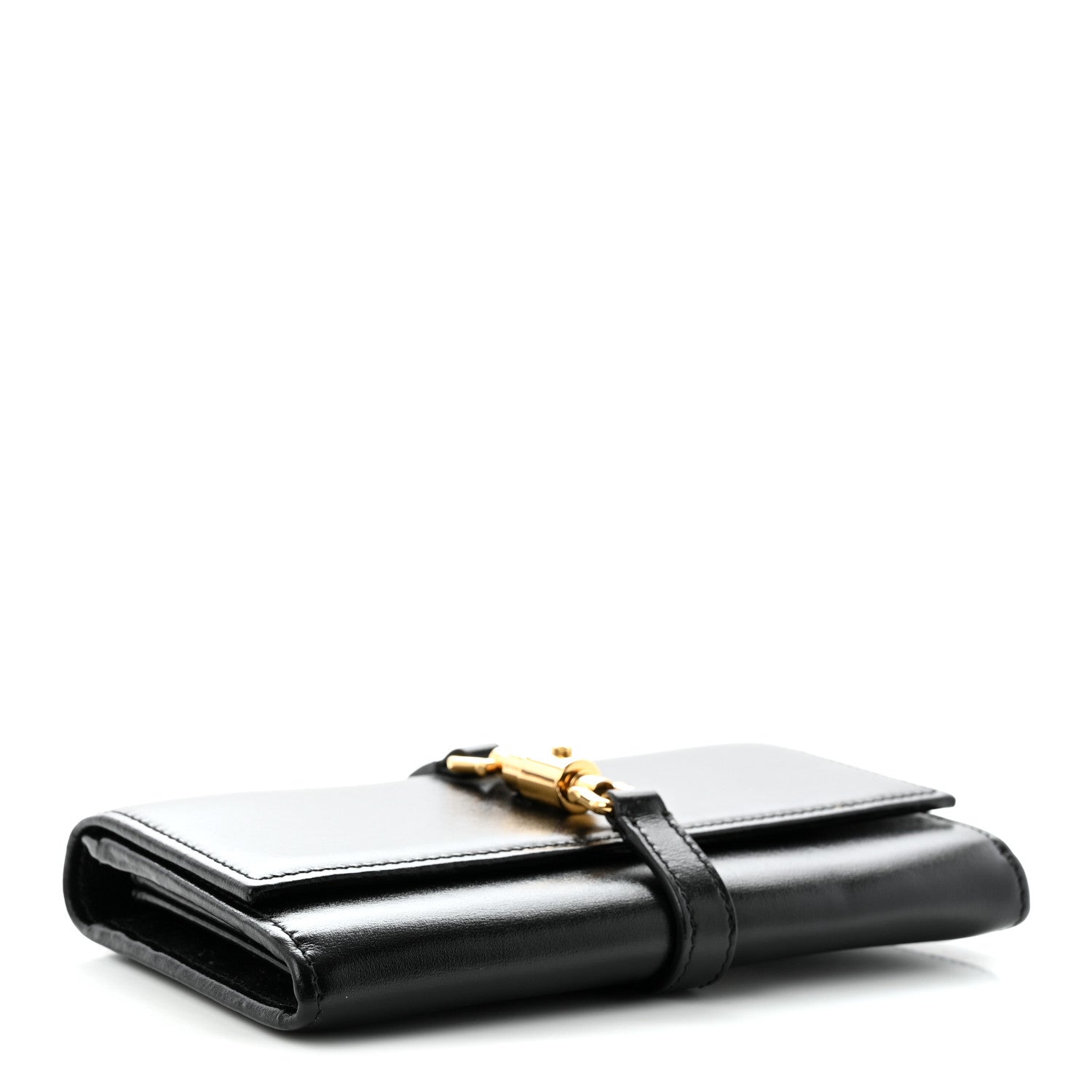 Gucci Calfskin Jackie 1961 Chain Wallet Black Black 4 of 11