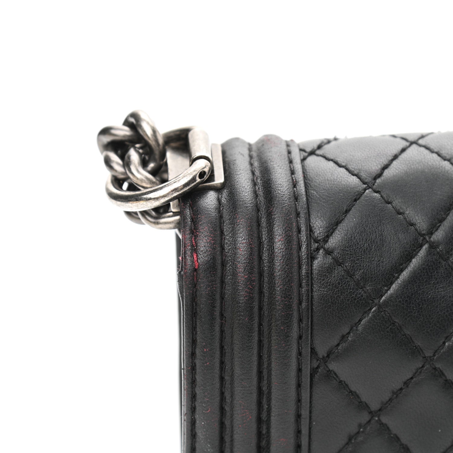 Chanel Lambskin Quilted Small Boy Flap Black 14 of 18