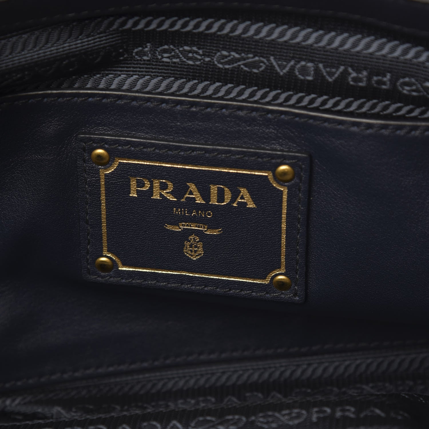 Prada Soft Calfskin Double Zip Shoulder Bag Baltico 7 of 11