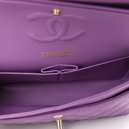 Chanel Caviar Quilted Small Double Flap Purple 5 of 11