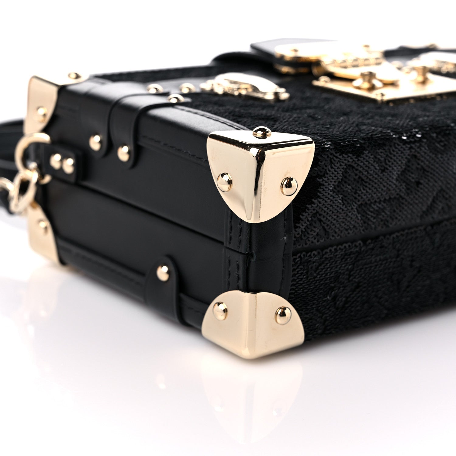 Louis Vuitton Sequins Petite Malle Black 6 of 9