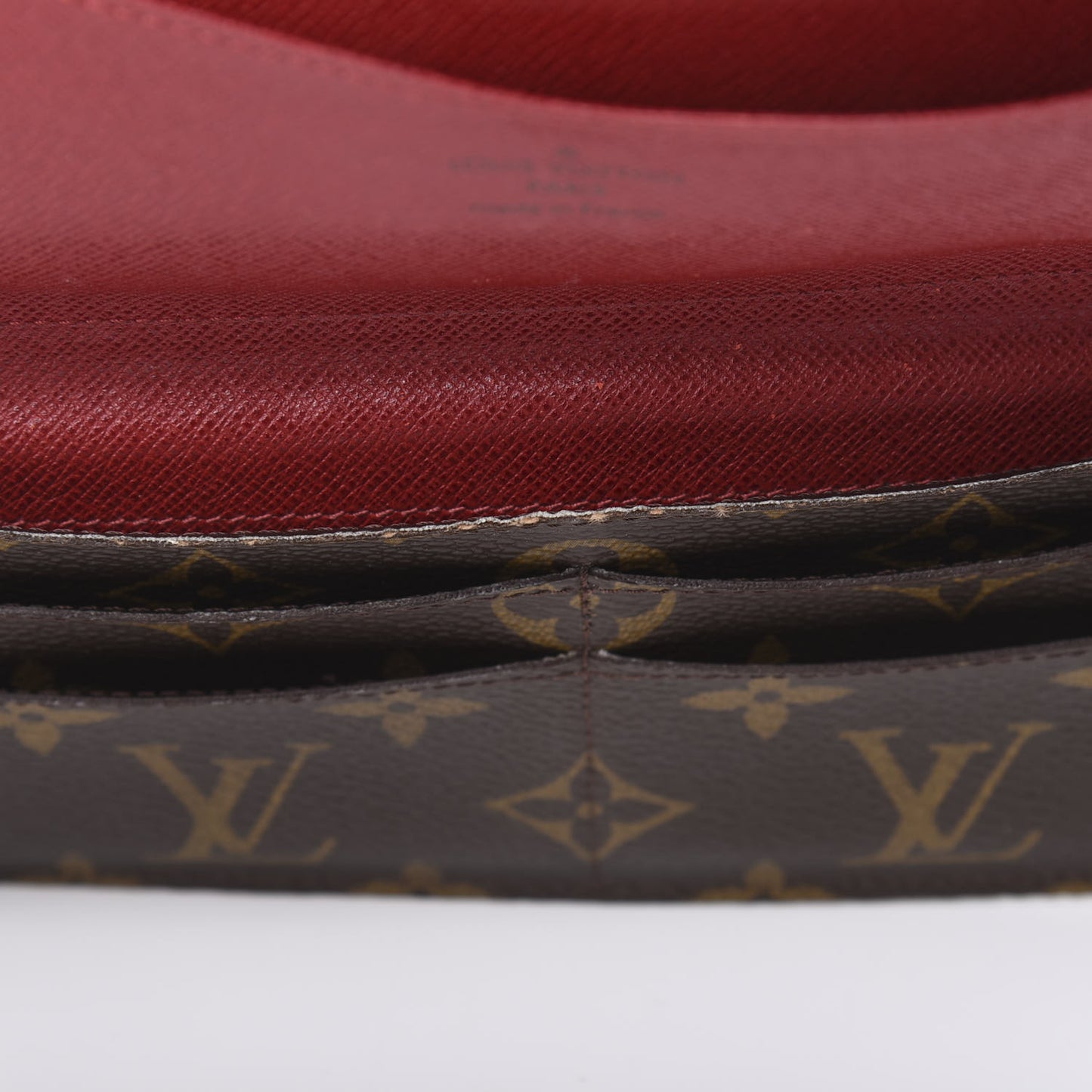 Monogram Josephine Wallet Red