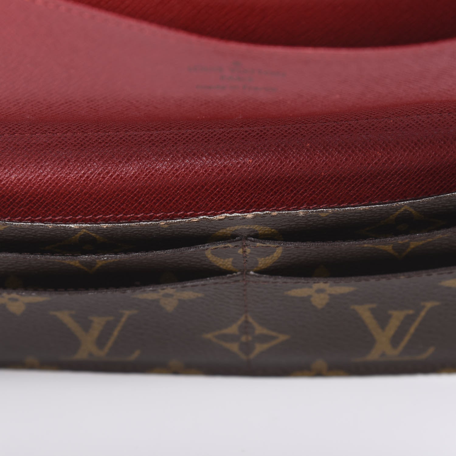 Louis Vuitton Monogram Josephine Wallet Red 10 of 13