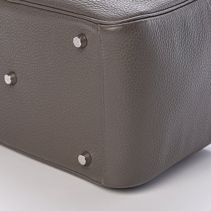 Hermes Taurillon Clemence Lindy 30 Etain 10 of 11