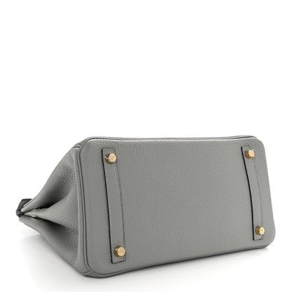 Hermes Togo Birkin 30 Gris Mouette 4 of 13