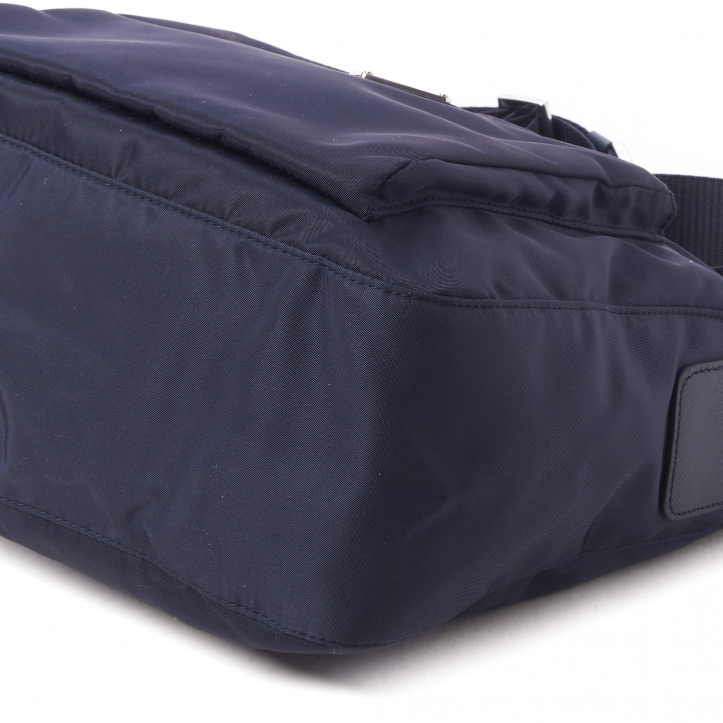 Tessuto Nylon Saffiano Messenger Bag Baltico