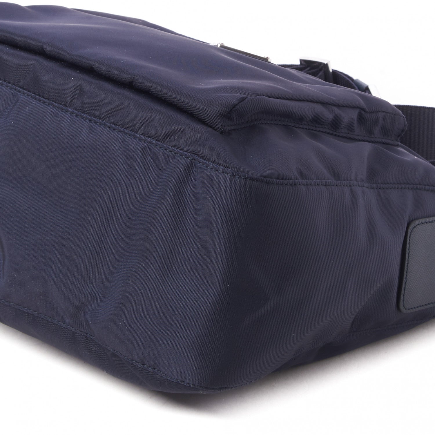 Prada Tessuto Nylon Saffiano Messenger Bag Baltico 4 of 8
