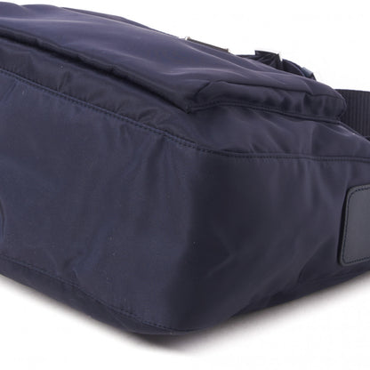Prada Tessuto Nylon Saffiano Messenger Bag Baltico 4 of 8