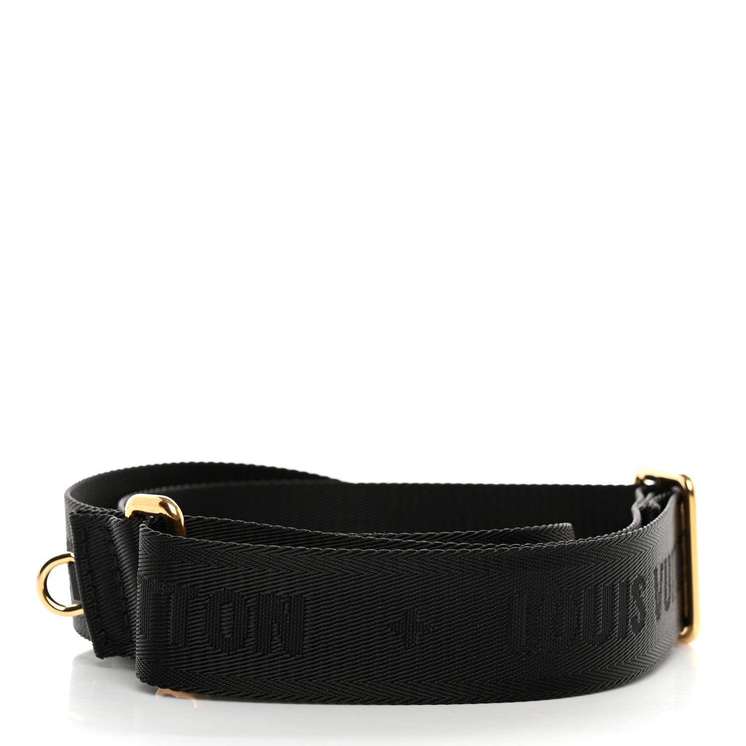 Louis Vuitton Nylon Petite Malle Souple Shoulder Strap Black 2 of 4