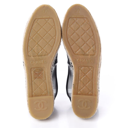 Chanel Mesh CC Espadrilles 37 Black 6 of 11