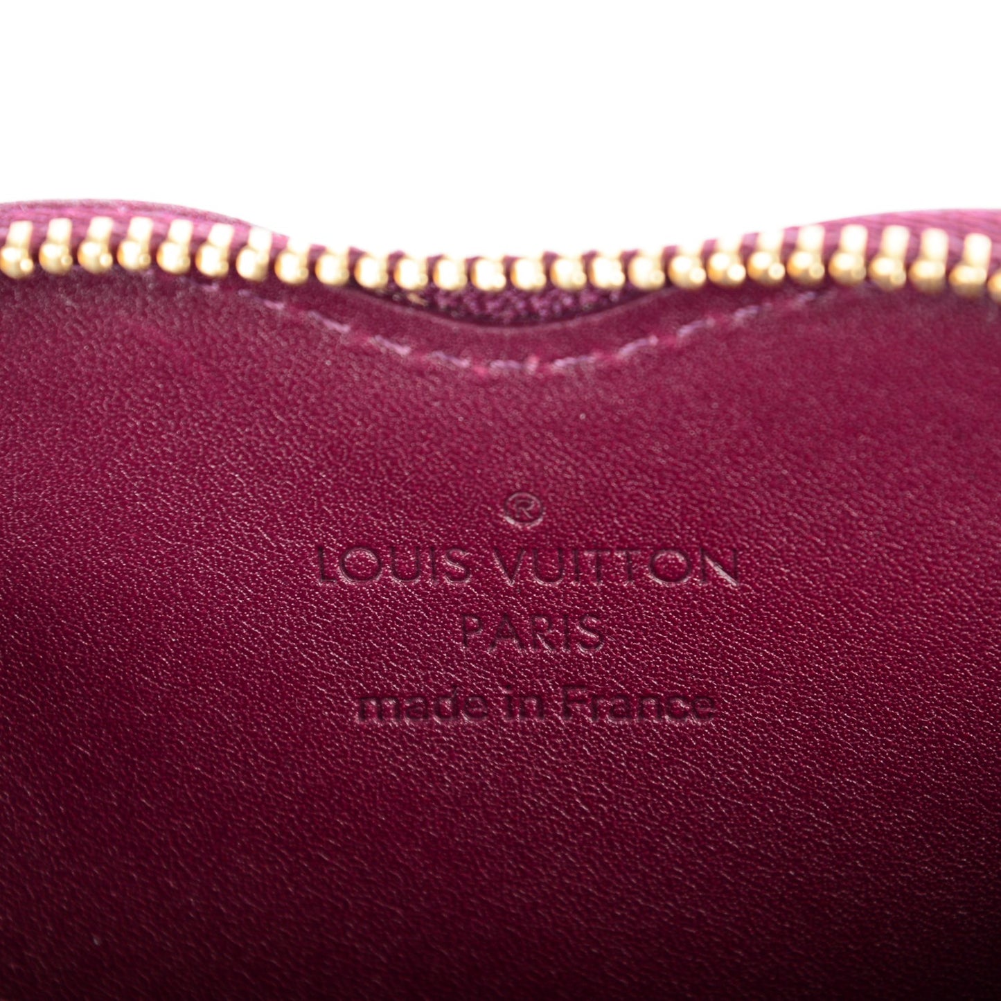 Vernis Heart Coin Purse Violet