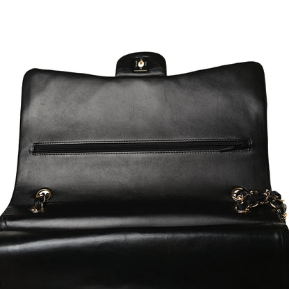 Chanel Lambskin Quilted Maxi Double Flap Black 12 of 13