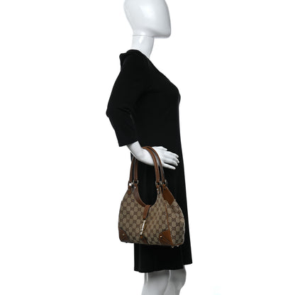 Gucci Monogram Calfskin Bardot Shoulder Bag 2 of 9