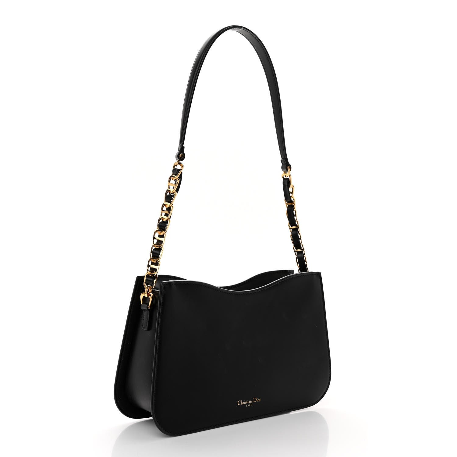 Christian Dior Calfskin CD Signature Mini Hobo Bag Black 4 of 10