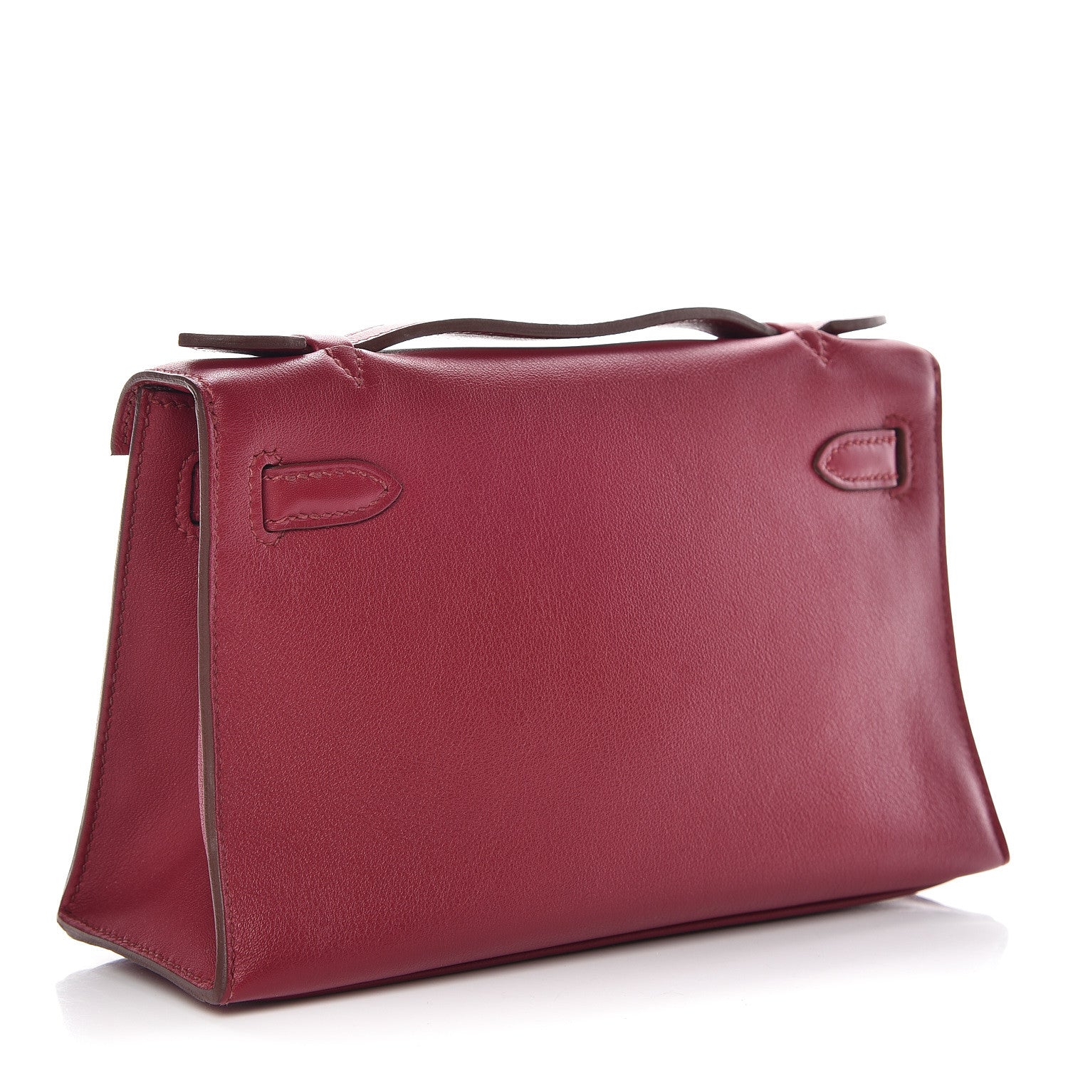 Hermes Swift Kelly Pochette Clutch Rubis 3 of 13