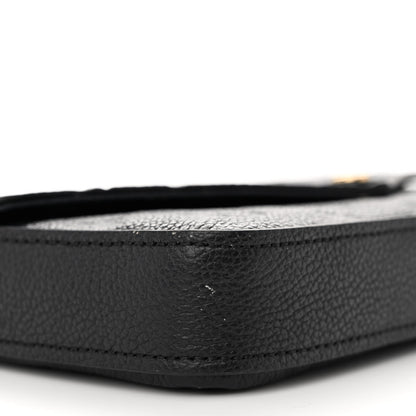 Louis Vuitton Empreinte Pochette Felicie Chain Wallet Black 9 of 15