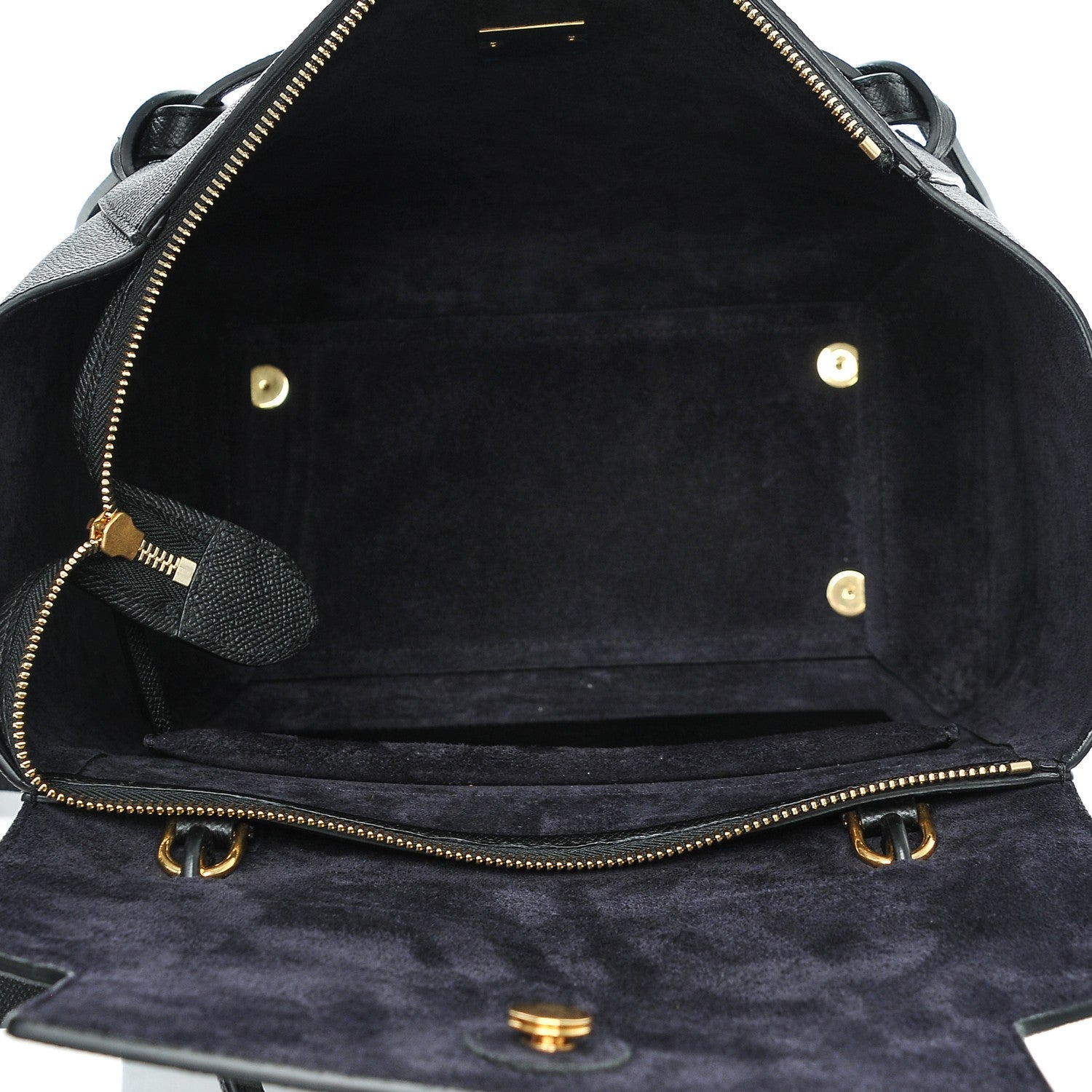 Celine Baby Grained Calfskin Mini Belt Bag Black 5 of 7