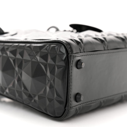 Christian Dior Calfskin Diamond Cannage Mini Lady Dior Black 9 of 12