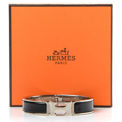 Hermes Enamel Narrow Clic Clac H Bracelet PM Black 6 of 6