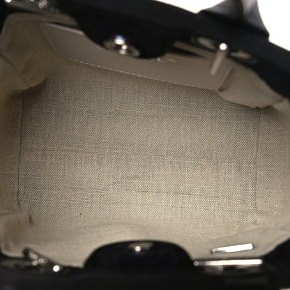 Chanel Lurex Canvas Mini Deauville Tote Black 5 of 10