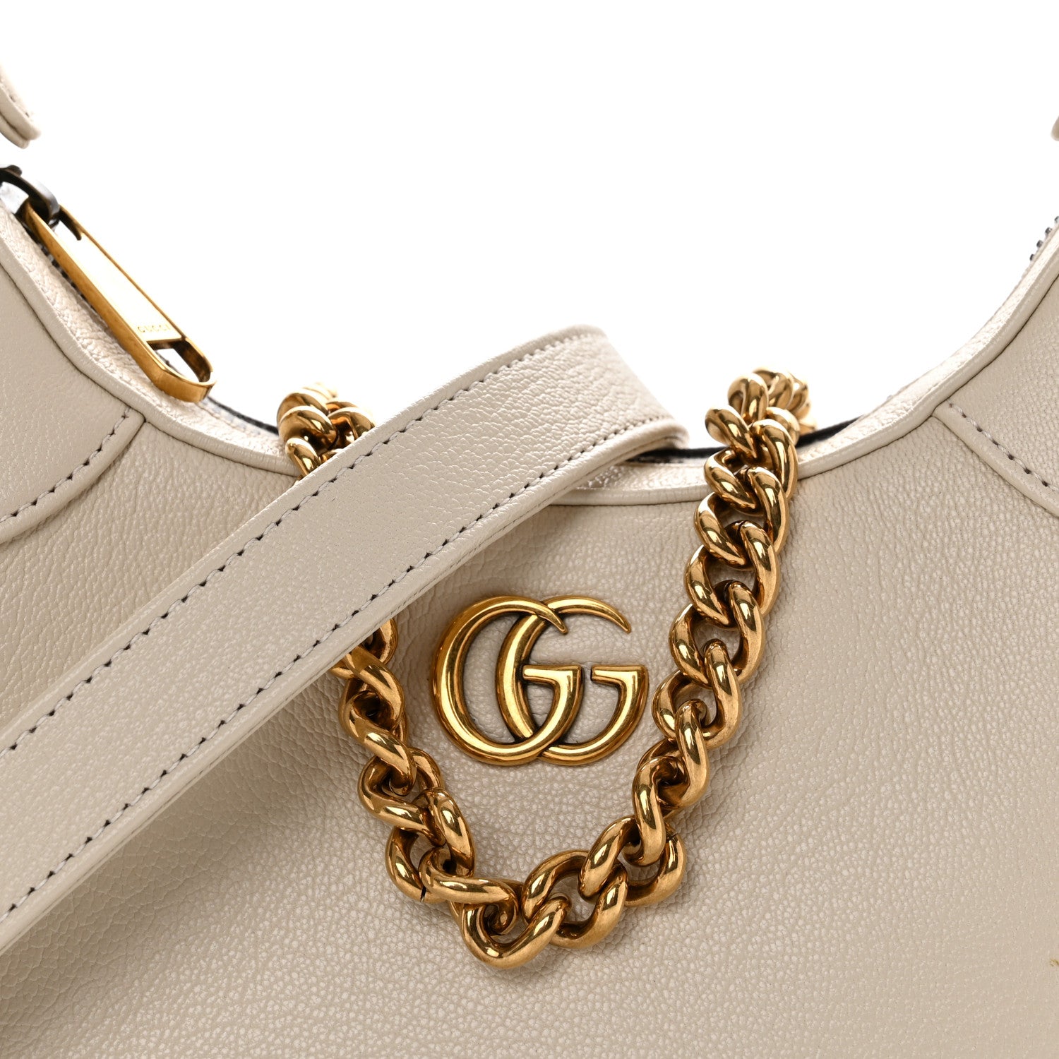 Gucci Goatskin Small Aphrodite Shoulder Bag Mystic White 9 of 11