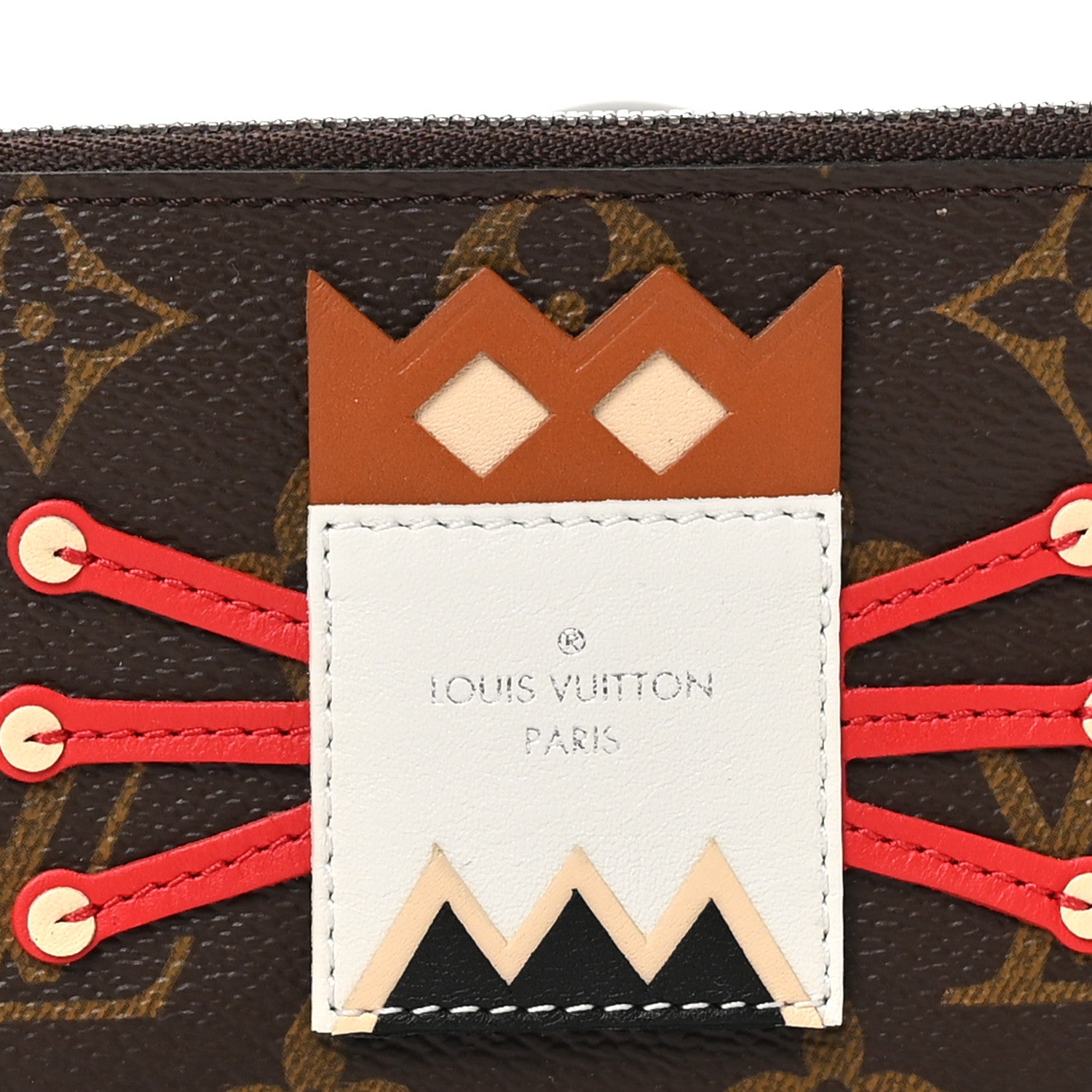 Louis Vuitton Monogram Tribal Key Pouch 7 of 7