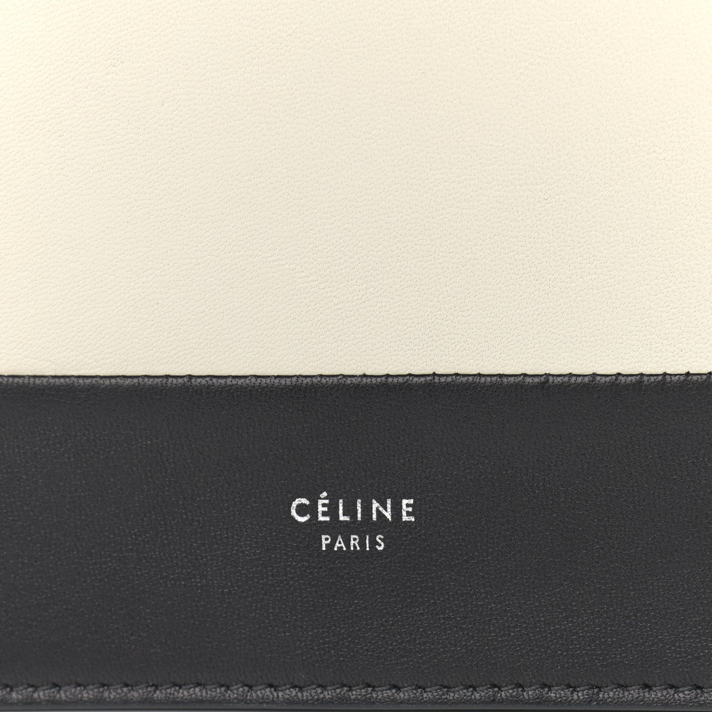 Smooth Lambskin Frame Evening Chain Clutch Black White