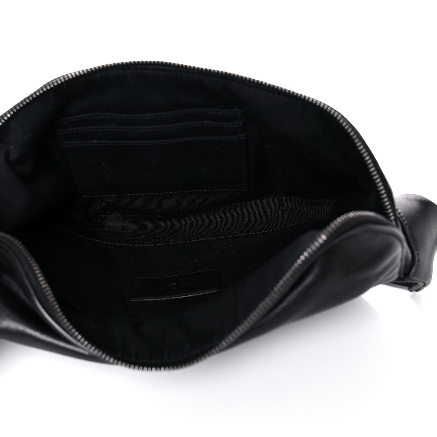 Saint Laurent Calfskin Monogram Belt Bag Black 5 of 18