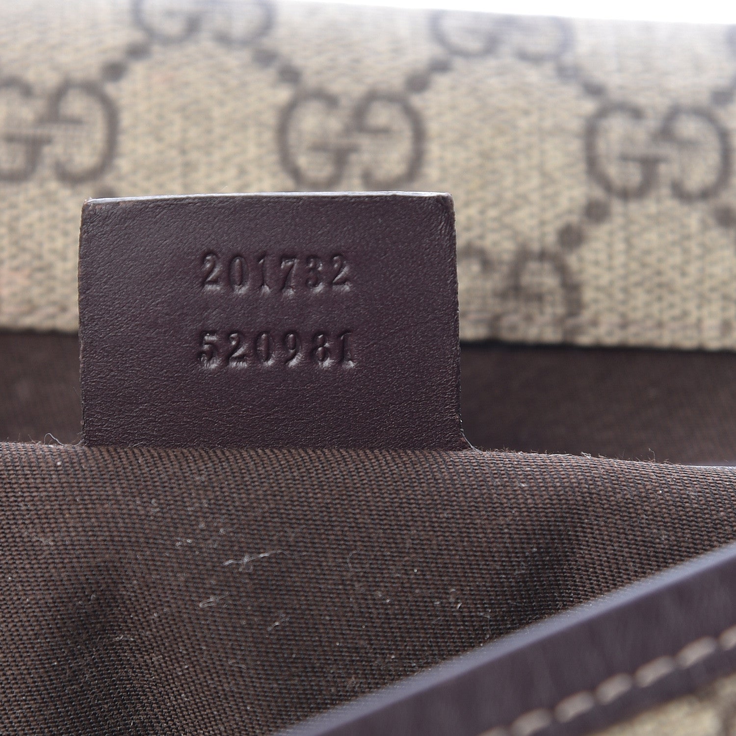 Gucci GG Plus Monogram Medium Double Buckle Flap Messenger Bag Beige Dark Brown 7 of 19