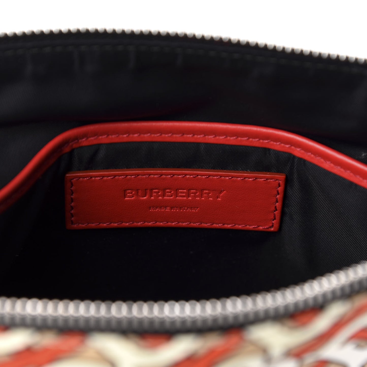 Nylon Monogram Crossbody Vermillion