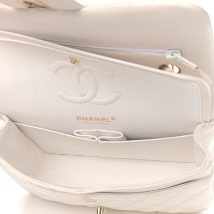 Chanel Caviar Quilted Small Double Flap White 5 of 16