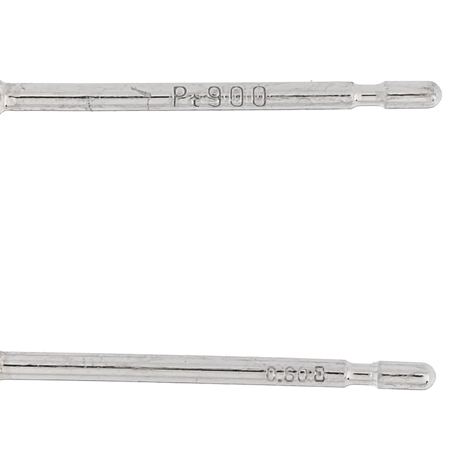Parker & West by FASHIONPHILE Platinum Diamond Round 1.23ct Round Cut Solitaire Earrings 4 of 4