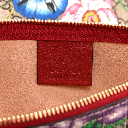 Gucci GG Supreme Monogram Flora Web Large Ophidia Tote Red 7 of 11